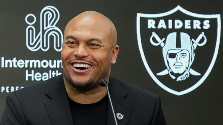 Las Vegas Raiders Introduce Antonio Pierce As Head Coach, Tom Telesco As General Manager