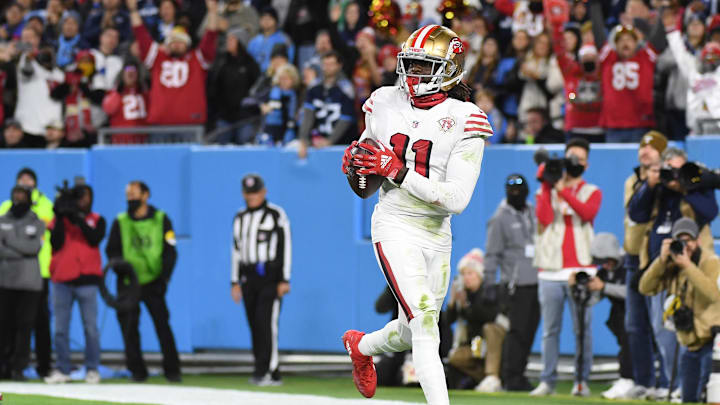 San Francisco 49ers wide receiver Brandon Aiyuk (11)