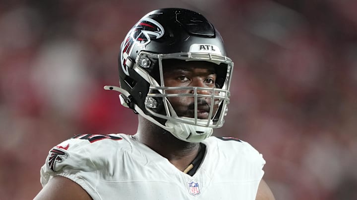 Atlanta Falcons defensive tackle David Onyemata