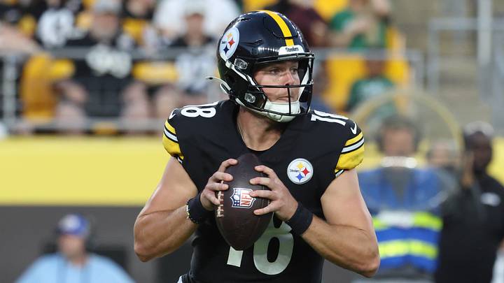 Aug 21, 2026; Pittsburgh, Pennsylvania, USA; Pittsburgh Steelers quarterback Will Howard (18) looks to pass against the New York Jets during the second quarter at Acrisure Stadium. Mandatory Credit: Charles LeClaire-Imagn Images Aug 21, 2026; Pittsburgh, Pennsylvania, USA; Pittsburgh Steelers quarterback Will Howard (18) looks to pass against the New York Jets during the second quarter at Acrisure Stadium. Mandatory Credit: Charles LeClaire-Imagn Images