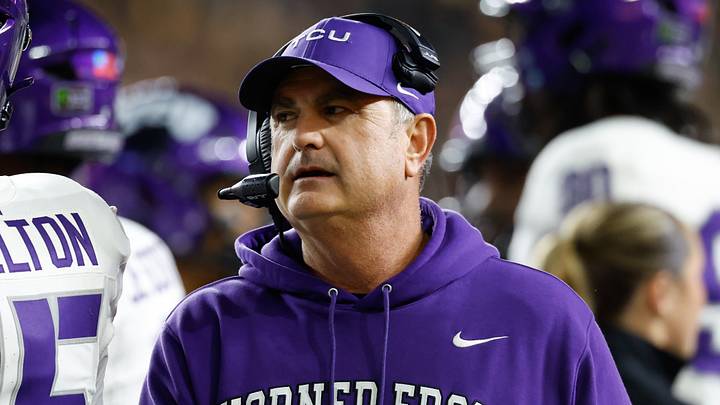 TCU Horned Frogs head coach Sonny Dykes TCU Horned Frogs head coach Sonny Dykes
