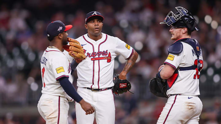 Atlanta Braves relief pitcher Raisel Iglesias