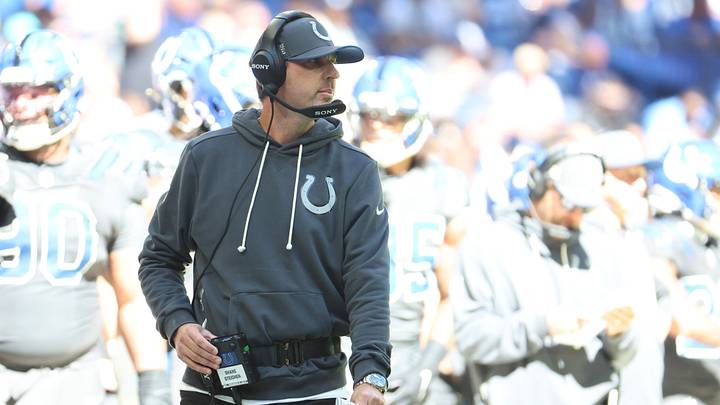 Sep 27, 2026; Indianapolis, Indiana, USA; Indianapolis Colts head coach Shane Steichen in the first half at Lucas Oil Stadium. Mandatory Credit: Trevor Ruszkowski-Imagn Images Sep 27, 2026; Indianapolis, Indiana, USA; Indianapolis Colts head coach Shane Steichen in the first half at Lucas Oil Stadium. Mandatory Credit: Trevor Ruszkowski-Imagn Images