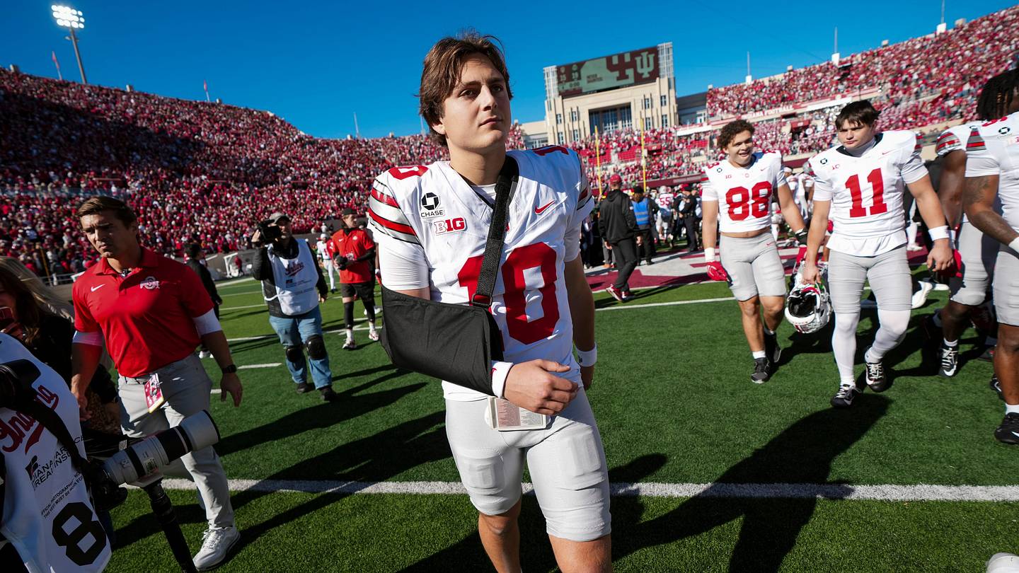Julian Sayin's setback changes everything in Indiana's quest for back-to-back titles