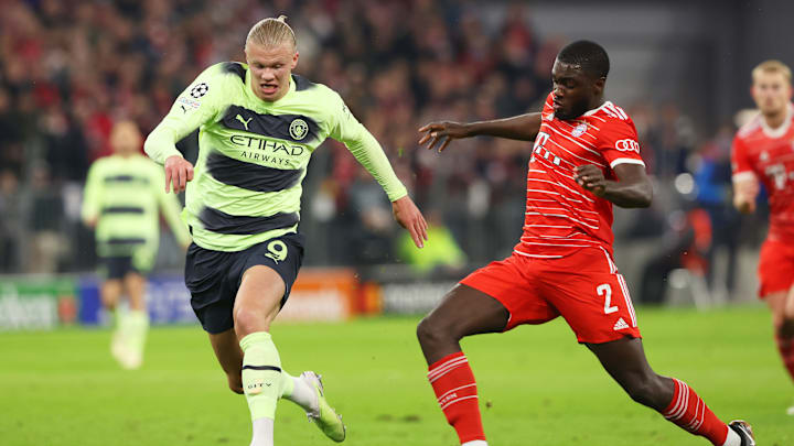 Upamecano sah insbesondere in den Duellen gegen Manchester City schlecht aus Upamecano sah insbesondere in den Duellen gegen Manchester City schlecht aus