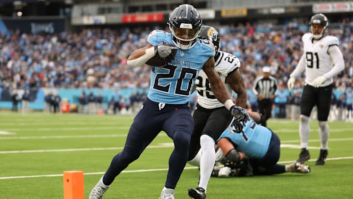 Tennessee Titans RB Tony Pollard