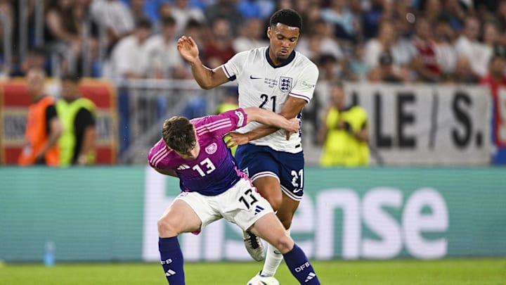 Ethan Nwaneri (hier im U21-EM-Finale) soll ein Kandidat bei Borussia Dortmund gewesen sein