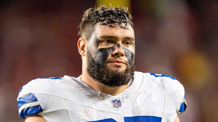 Brock Hoffman OG Dallas Cowboys. Mandatory Credit: Kyle Terada-Imagn Images