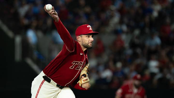 Texas Rangers pitcher Nathan Eovaldi. Credit: Raymond Carlin III-Imagn Images Texas Rangers pitcher Nathan Eovaldi. Credit: Raymond Carlin III-Imagn Images