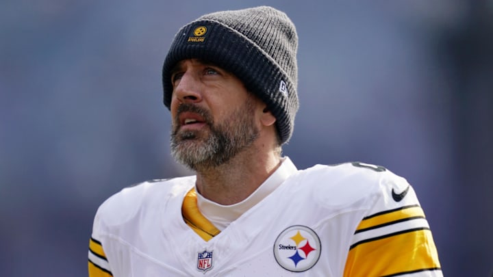 Pittsburgh Steelers quarterback Aaron Rodgers