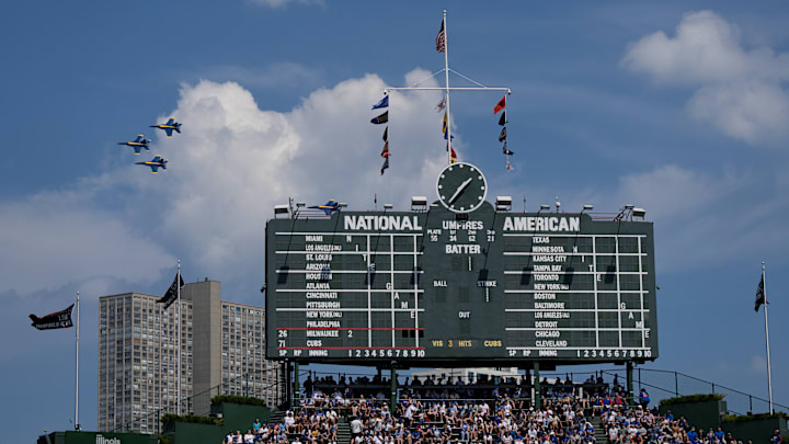 Milwaukee Brewers v Chicago Cubs Milwaukee Brewers v Chicago Cubs