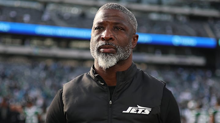 New York Jets head coach Aaron Glenn New York Jets head coach Aaron Glenn