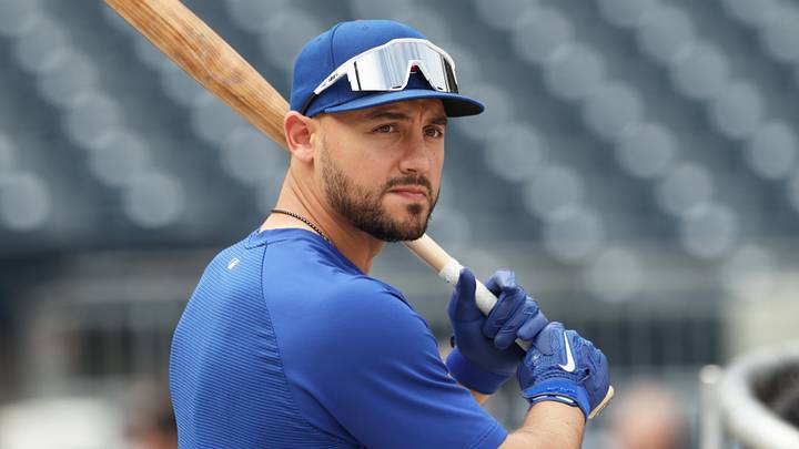May 27, 2026; Pittsburgh, Pennsylvania, USA; Chicago Cubs outfielder Michael Conforto (20) at the batting cage before the game against the Pittsburgh Pirates at PNC Park. Mandatory Credit: Charles LeClaire-Imagn Images May 27, 2026; Pittsburgh, Pennsylvania, USA; Chicago Cubs outfielder Michael Conforto (20) at the batting cage before the game against the Pittsburgh Pirates at PNC Park. Mandatory Credit: Charles LeClaire-Imagn Images