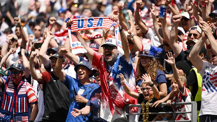 June 19, 2026; Seattle, Washington, U.S.; United States fans celebrate after the match. Mandatory Credit: Troy Wayrynen-Imagn Images June 19, 2026; Seattle, Washington, U.S.; United States fans celebrate after the match. Mandatory Credit: Troy Wayrynen-Imagn Images