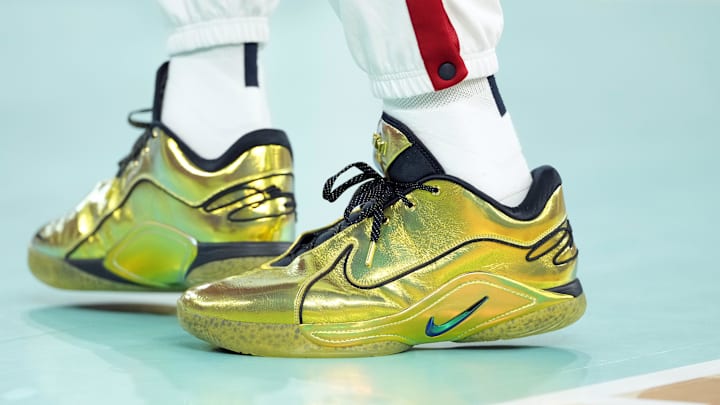 Los Angeles Lakers guard LeBron James' 22nd signature Nike sneaker makes the list of one of the best new basketball shoes of 2024. Los Angeles Lakers guard LeBron James' 22nd signature Nike sneaker makes the list of one of the best new basketball shoes of 2024.