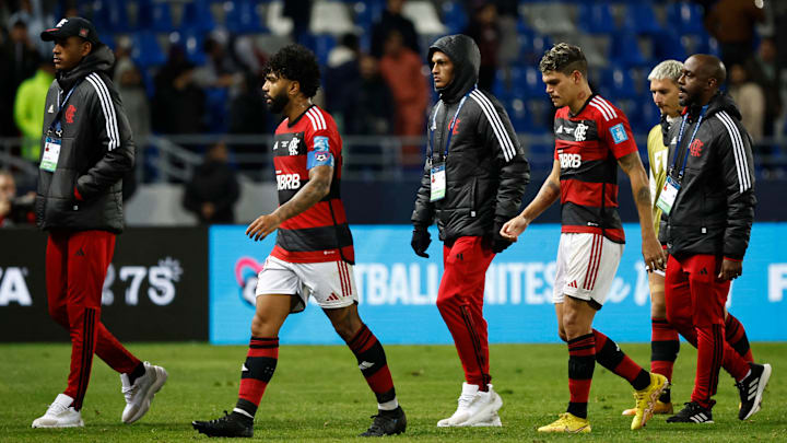 Jugadores del Flamengo.