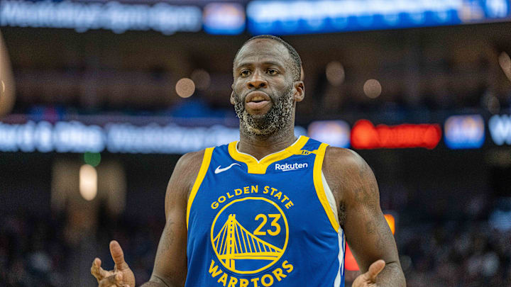 Warriors forward Green reacts to a call against the Minnesota Timberwolves.