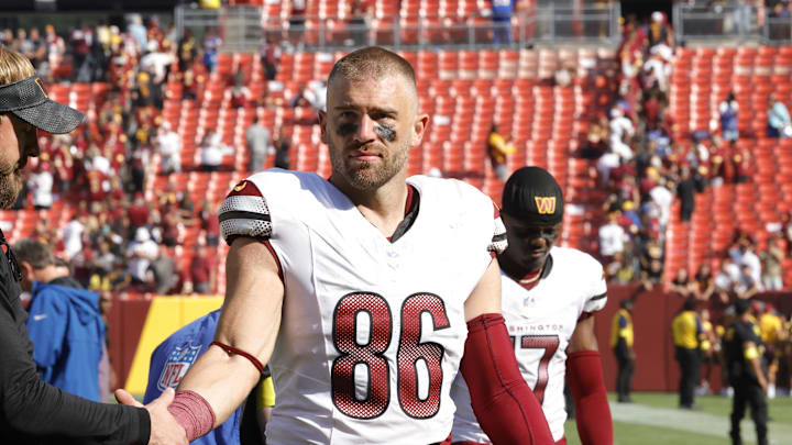 Washington Commanders tight end Zach Ertz is a solid prop target in Week 8.