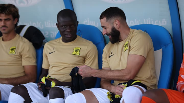 Kanté, Benzema. Jota