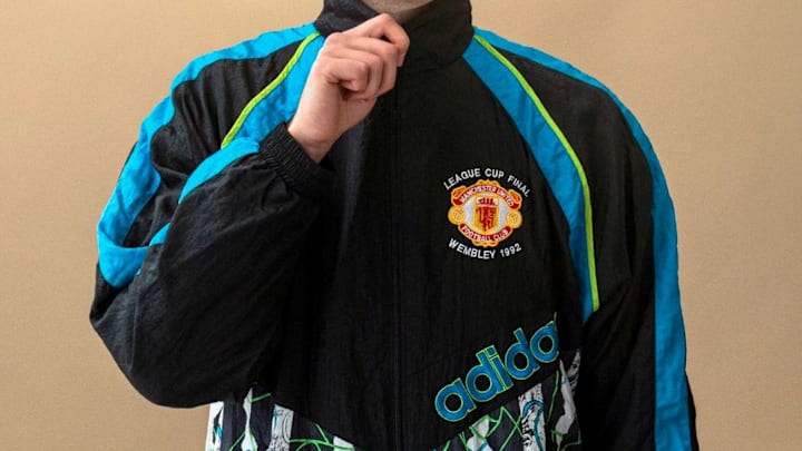 Manchester United are re-releasing one of their most iconic-ever tracksuit tops.