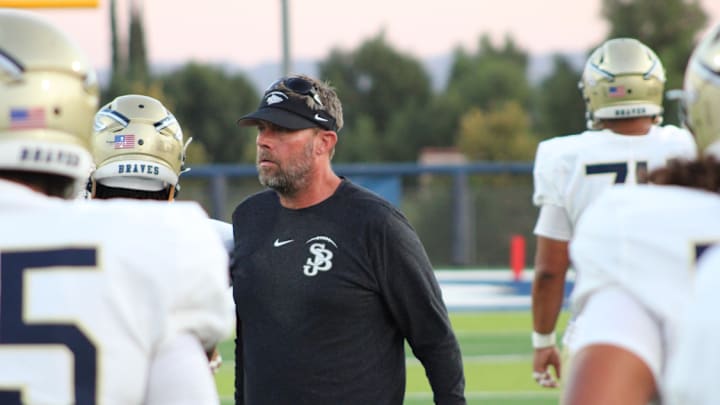 St. John Bosco football coach Jason Negro.
