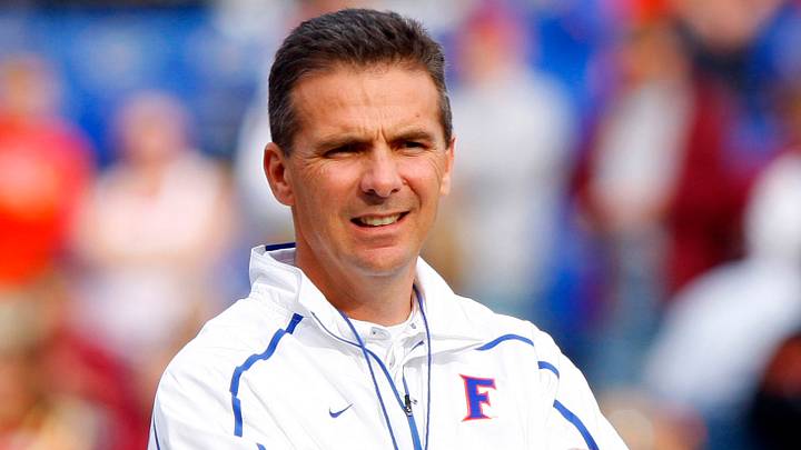 Gainesville FL, USA; Florida Gators head coach Urban Meyer before the game against the Florida State Seminoles at Ben Hill Griffin Stadium. Mandatory Credit: Kim Klement-USA TODAY Sports Gainesville FL, USA; Florida Gators head coach Urban Meyer before the game against the Florida State Seminoles at Ben Hill Griffin Stadium. Mandatory Credit: Kim Klement-USA TODAY Sports