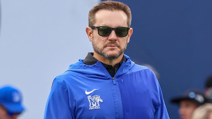 Coach Ryan Silverfield looks on before the game against the South Florida Bulls at Simmons Bank Liberty Stadium. 