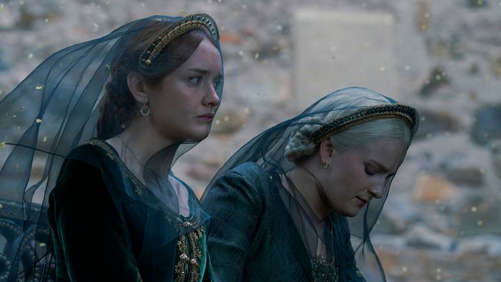 Olivia Cooke (Alicent Hightower) and Phia Saban (Helaena Targaryen) in House of the Dragon season 2 Olivia Cooke (Alicent Hightower) and Phia Saban (Helaena Targaryen) in House of the Dragon season 2
