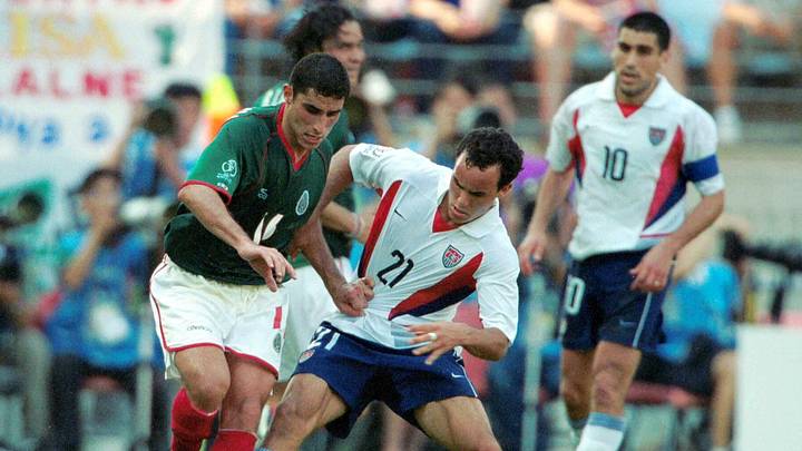 Estados Unidos venció a México en el Mundial de Corea/Japón 2002. Estados Unidos venció a México en el Mundial de Corea/Japón 2002.