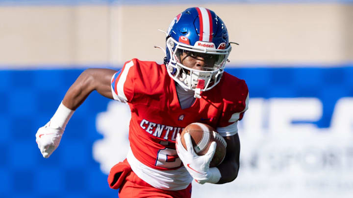 Christian Academy of Louisville's JaHyde Brown (2) runs down the field during their game against Union County on Saturday, Dec. 7, 2024 for the 3A football state championship game at University of Kentucky's Kroger Field in Lexington, Ky. Christian Academy of Louisville's JaHyde Brown (2) runs down the field during their game against Union County on Saturday, Dec. 7, 2024 for the 3A football state championship game at University of Kentucky's Kroger Field in Lexington, Ky.