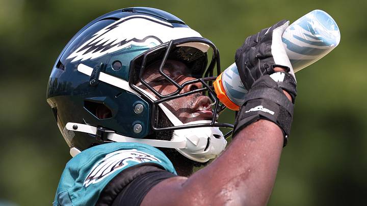 Philadelphia Eagles offensive lineman Markel Bell Philadelphia Eagles offensive lineman Markel Bell