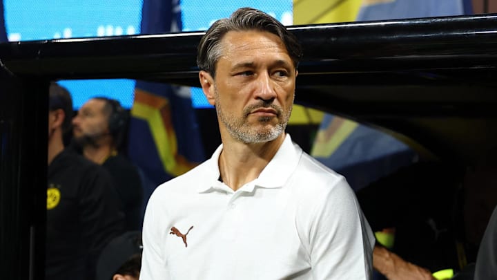 [Subscription Customers Only] Jul 1, 2025; Atlanta, Georgia, USA; Borussia Dortmund coach Niko Kovac before a round of 16 match of the 2025 FIFA Club World Cup at Mercedes-Benz Stadium. Mandatory Credit: Kai Pfaffenbach-Reuters via Imagn Images