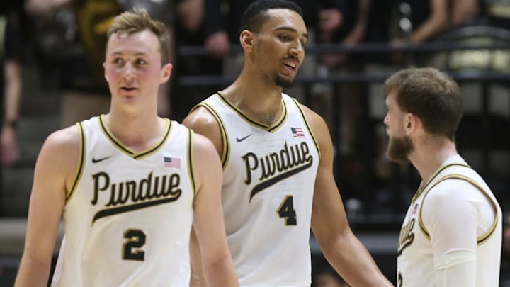 Fletcher Loyer (2), Trey Kaufman-Renn (4) and Braden Smith (3) all started their careers at Purdue. The Boilermakers are the only Sweet 16 team with five homegrown starters.