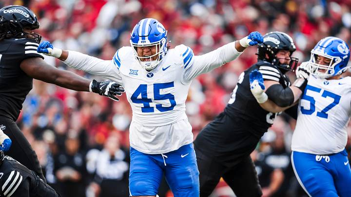 BYU defensive end Viliami Po'uha against Iowa State