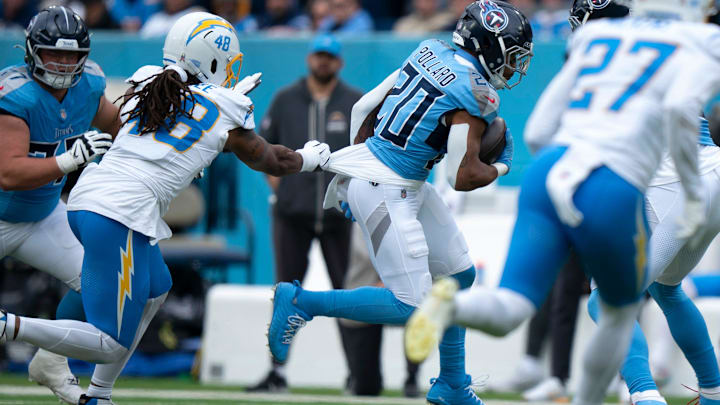 Former Los Angeles Chargers linebacker Bud Dupree.