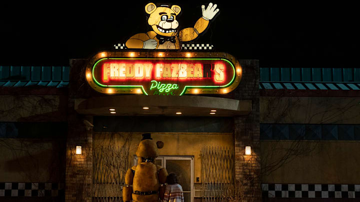 FIVE NIGHTS AT FREDDY'S, from Universal Pictures and Blumhouse in association with Striker Entertainment.