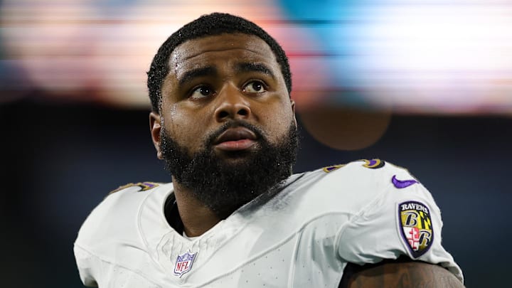 Baltimore Ravens defensive tackle Broderick Washington