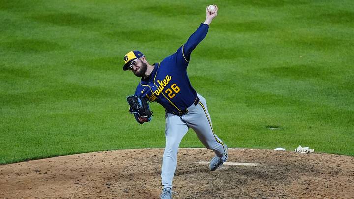 Jun 5, 2026; Denver, Colorado, USA; Milwaukee Brewers relief pitcher Aaron Ashby (26) delivers a pitch in the tenth inning against the Colorado Rockies at Coors Field. Mandatory Credit: Ron Chenoy-Imagn Images Jun 5, 2026; Denver, Colorado, USA; Milwaukee Brewers relief pitcher Aaron Ashby (26) delivers a pitch in the tenth inning against the Colorado Rockies at Coors Field. Mandatory Credit: Ron Chenoy-Imagn Images