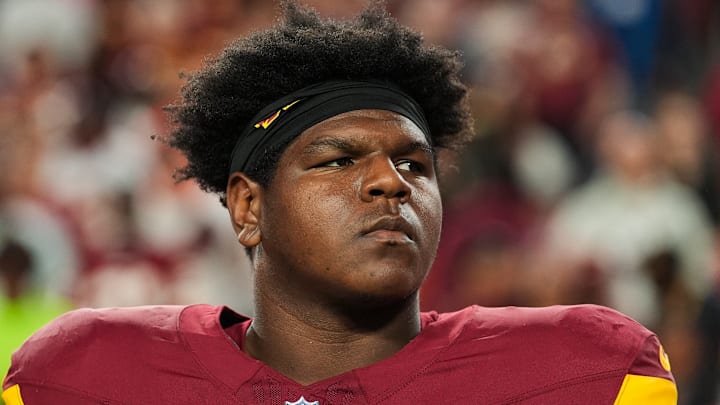 Washington Commanders offensive tackle Josh Conerly Jr.