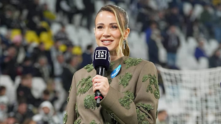 Diletta Leotta is one of the hosts of the 2025 FIFA Club World Cup draw on DAZN. Diletta Leotta is one of the hosts of the 2025 FIFA Club World Cup draw on DAZN.