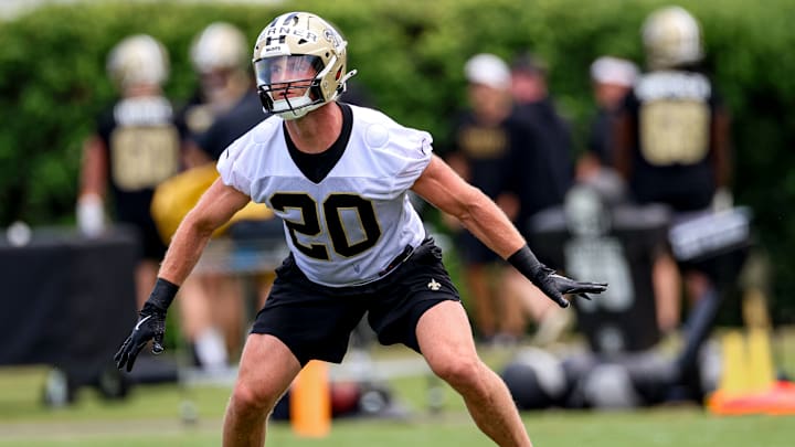 Linebacker Pete Werner at New Orleans Saints Mandatory Minicamp