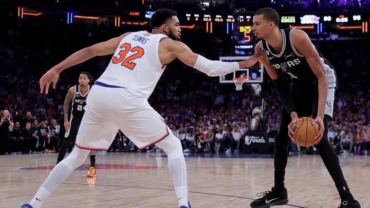 Game 4 will likely change Knicks' dynamic with Victor Wembanyama. Game 4 will likely change Knicks' dynamic with Victor Wembanyama.