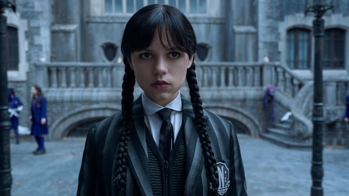 Wednesday. Jenna Ortega as Wednesday in episode 202 of Wednesday. Cr. Jonathan Hession/Netflix © 2025
