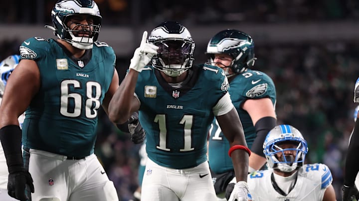 A.J. Brown was a much bigger part of the Eagles’ gameplan on Sunday night. 