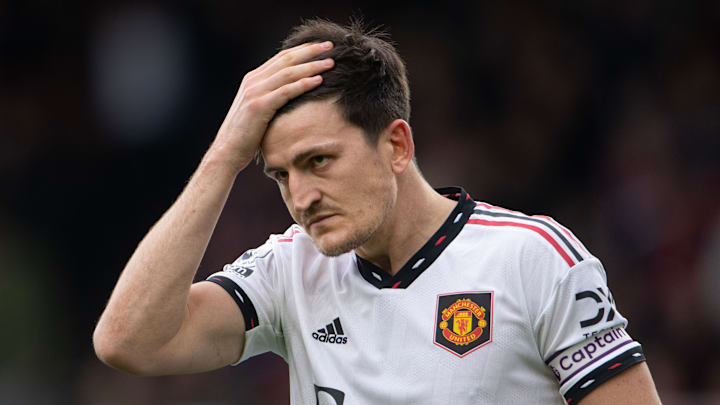 Harry Maguire est coupable sur l'ouverture du score du Séville FC. Harry Maguire est coupable sur l'ouverture du score du Séville FC.