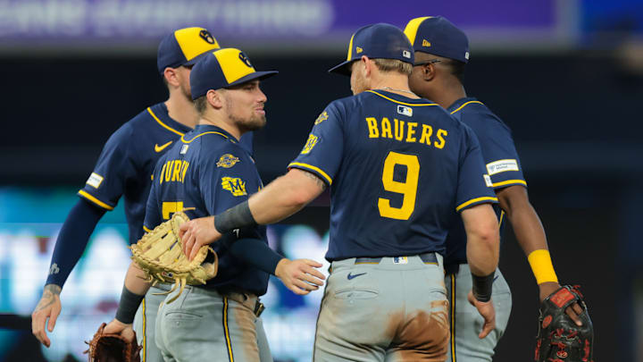 Milwaukee Brewers v Miami Marlins Milwaukee Brewers v Miami Marlins