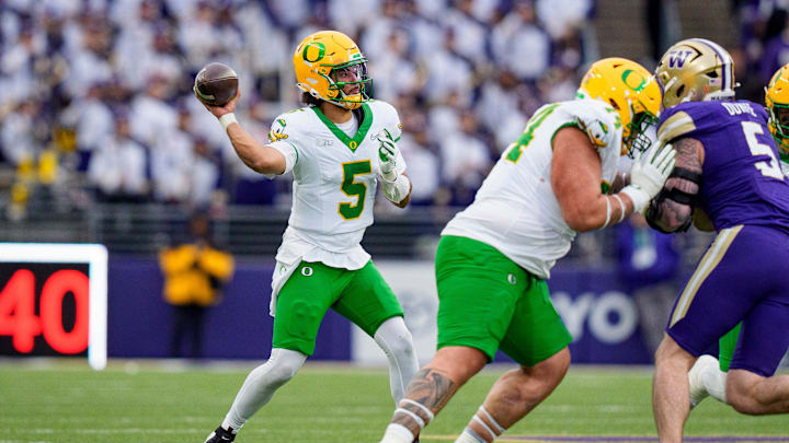 Dante Moore's accuracy and cool in the pocket is one huge edge for Oregon in their playoff matchup. The scheduling is another.