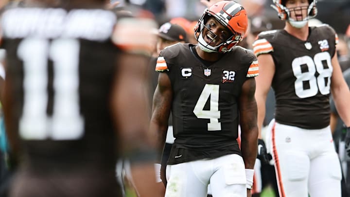 Cleveland Browns quarterback Deshaun Watson.
