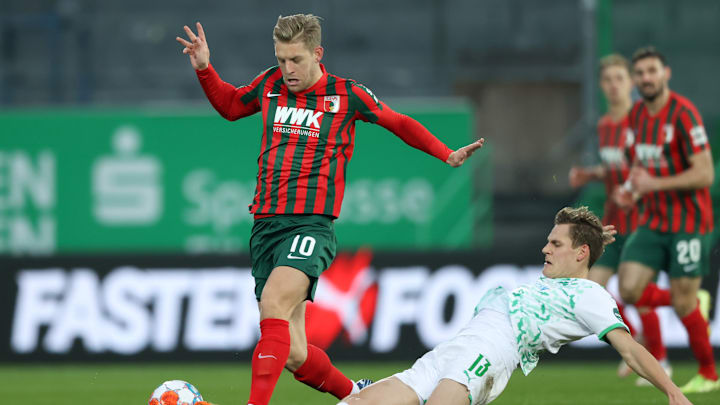 Arne Maier hat sich zur tragenden Säule beim FCA entwickelt.