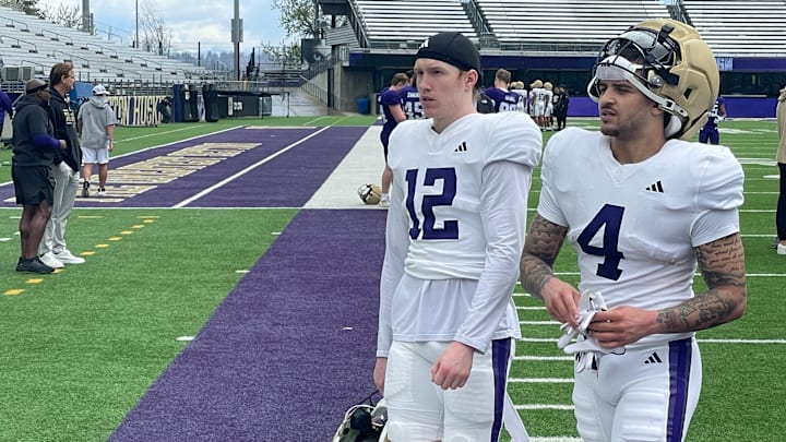 Alex McLaughlin and CJ Christian were transfer safeties for the UW.